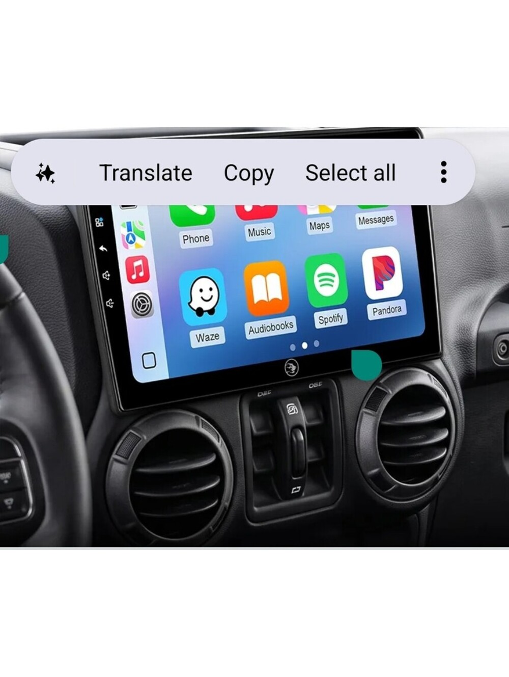 10-Inch Wireless CarPlay Stereo for Jeep Wrangler JK & Dodge Ram 1500/2500/3500